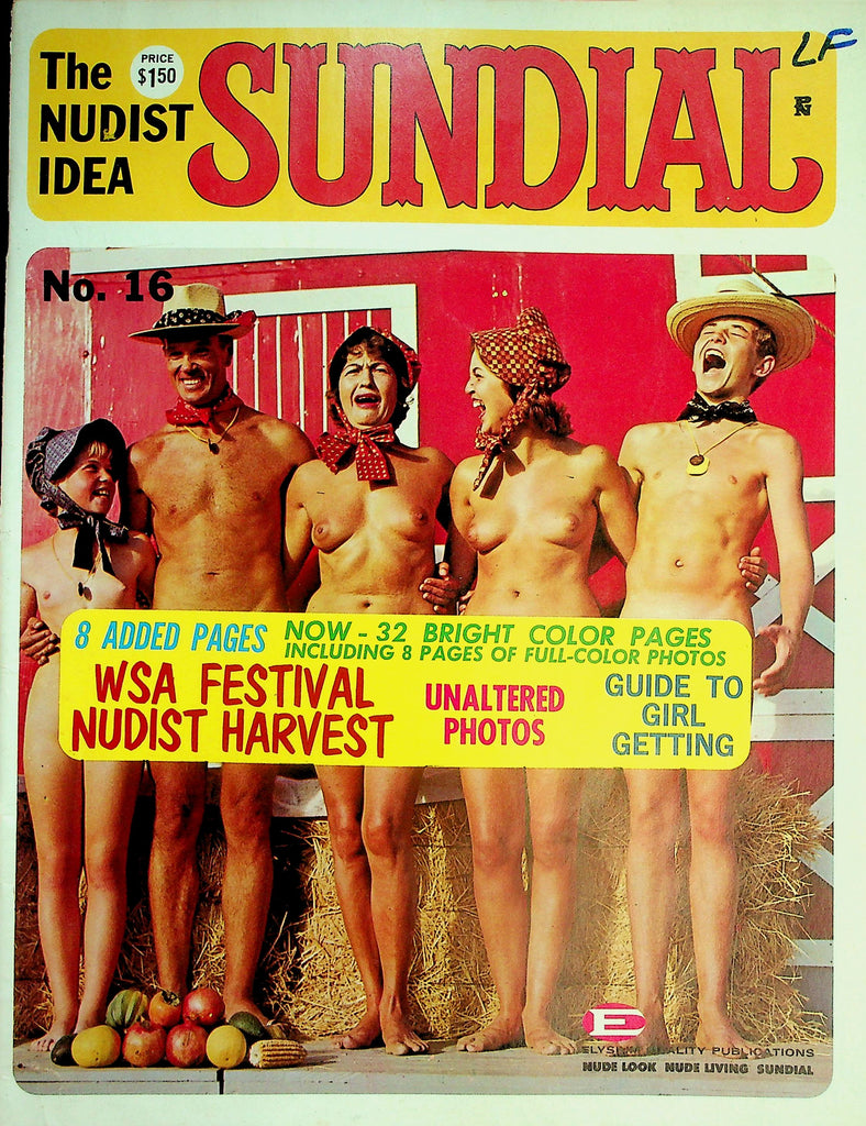 Sundial Nudist Scene Magazine  WSA Nudist Festival Harvest / Guide To Girl Getting  #16  1964   070626lmp-GSC