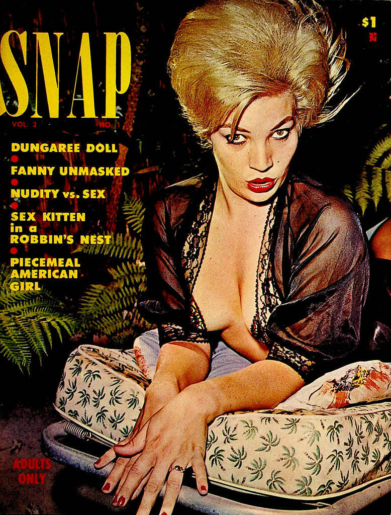 Snap Vintage Magazine   Centerfold Girl Holly  vol.3 #1  1962    051123lm-p
