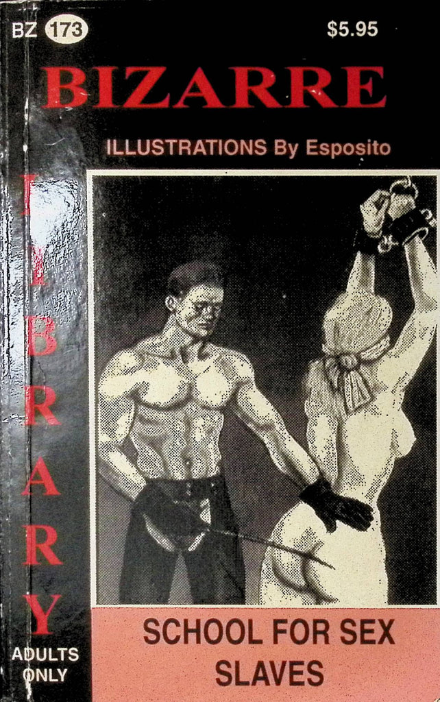 School for Sex Slaves BZ-173 1997 Bizarre Library Illustrations by Esposito Star Distributors Adult Novel-042524AMP