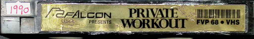 Private Workout 1990 FVP68 Chris Stone, Greg Conrad, Lee Jennings Falcon Gay Male VHS 100124AMPVHS