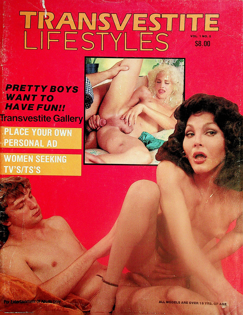 Transvestite Lifestyles Contact Magazine  Pretty Boys Want To Have Fun!  vol.1 #5  1988    042424lm-p