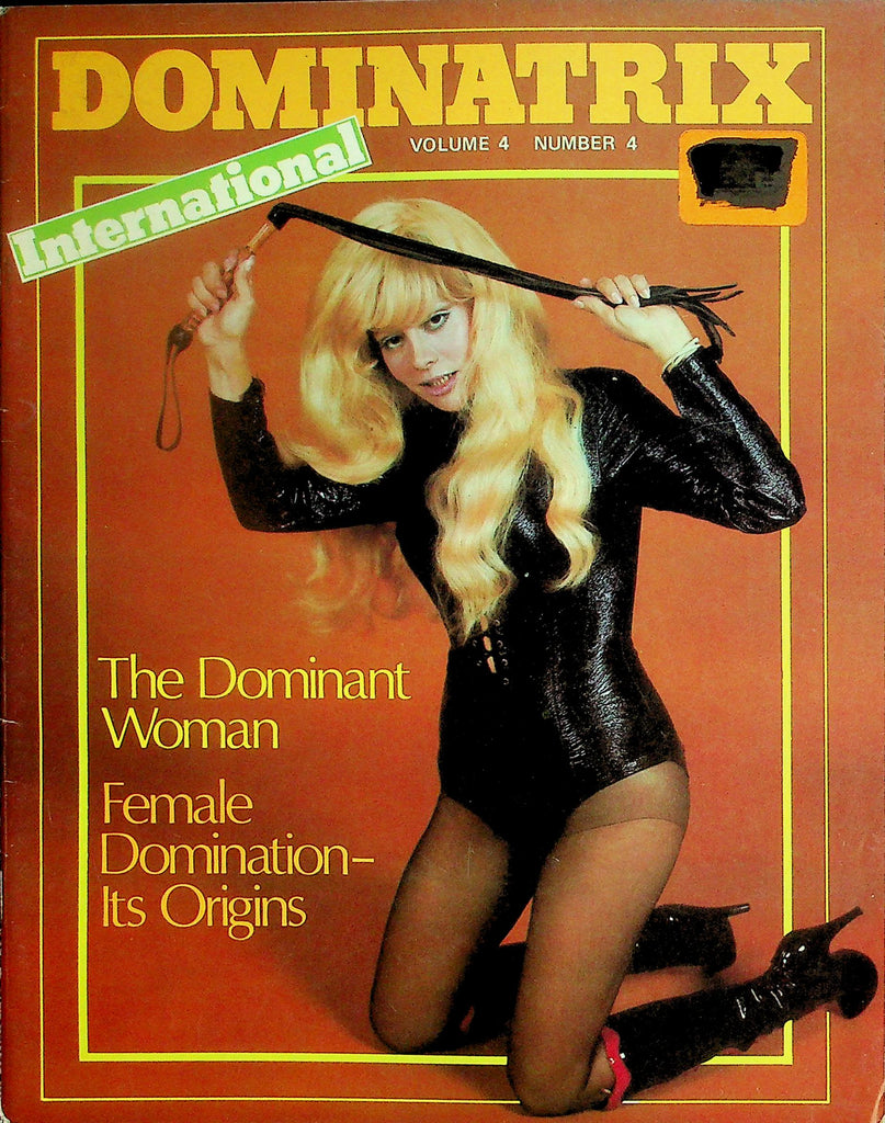 Dominatrix International Digest  The Dominant Woman / Female Domination - Its Origins  vol.4 #4 1974     102026lmp-GSC