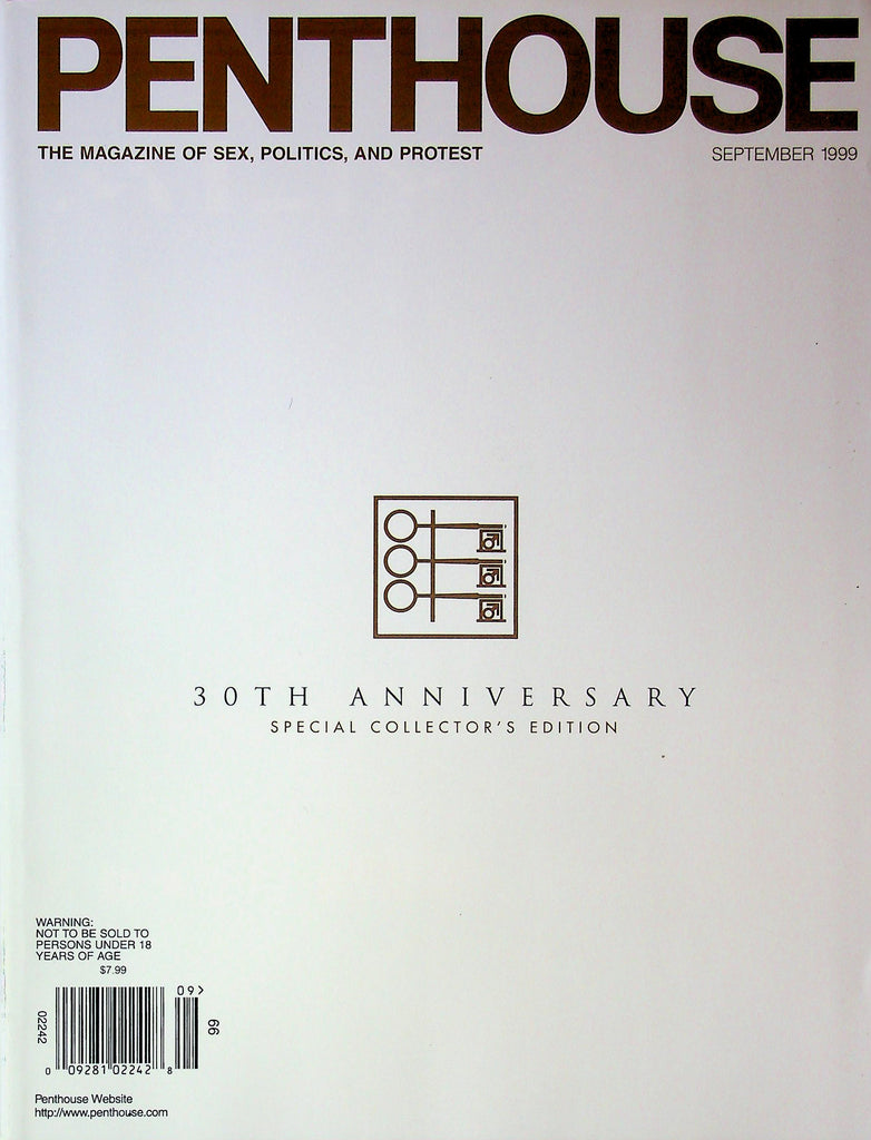 Penthouse Magazine 30th Anniversary Special Collector's Edition September 1999 082625RP-