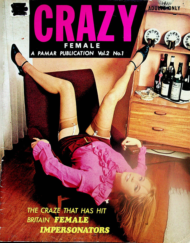 Crazy Female Magazine  Britain's Female Impersonators  vol.2 #1  1960's  Pamar Publication  010825lm-p