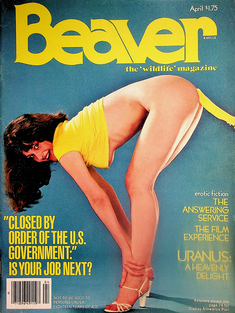 Beaver Magazine  Centerfold Girl Dennie / Uranus: A Heavenly Delight  April 1978    051824lm-p