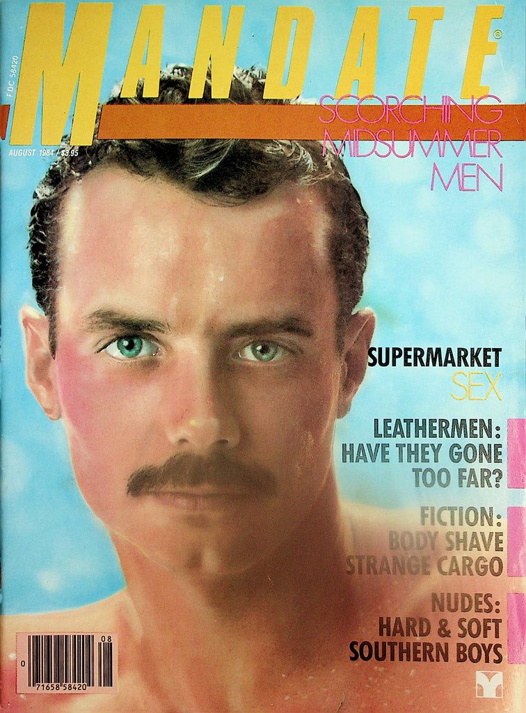 Mandate Gay Magazine  Scorching Midsummer  August 1984    121224lm-p