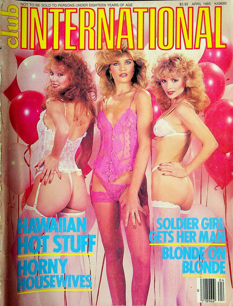 Club International Magazine Hawaiian Hot Stuff April 1985 120324RP