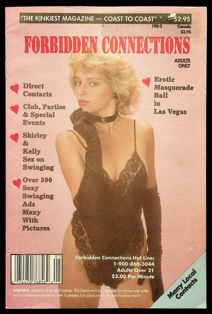 Forbidden Connections Adult Swingers Personal Ad Magazine 1970s/1980s 081726hrp-35