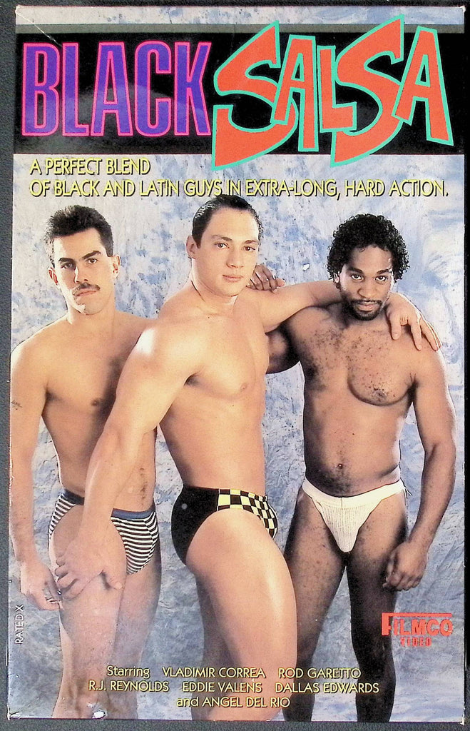 Black Salsa Bacchus Releasing Gay VHS 2000 100824JKVHS3