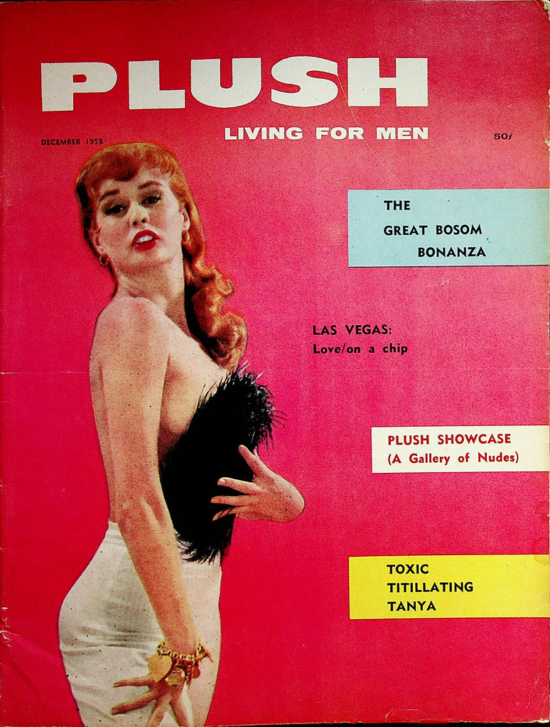 Plush Vintage Magazine  Anita Ekberg  / The Great Bosom Bonanza  vol.1 #1  December 1958        042823lm-p