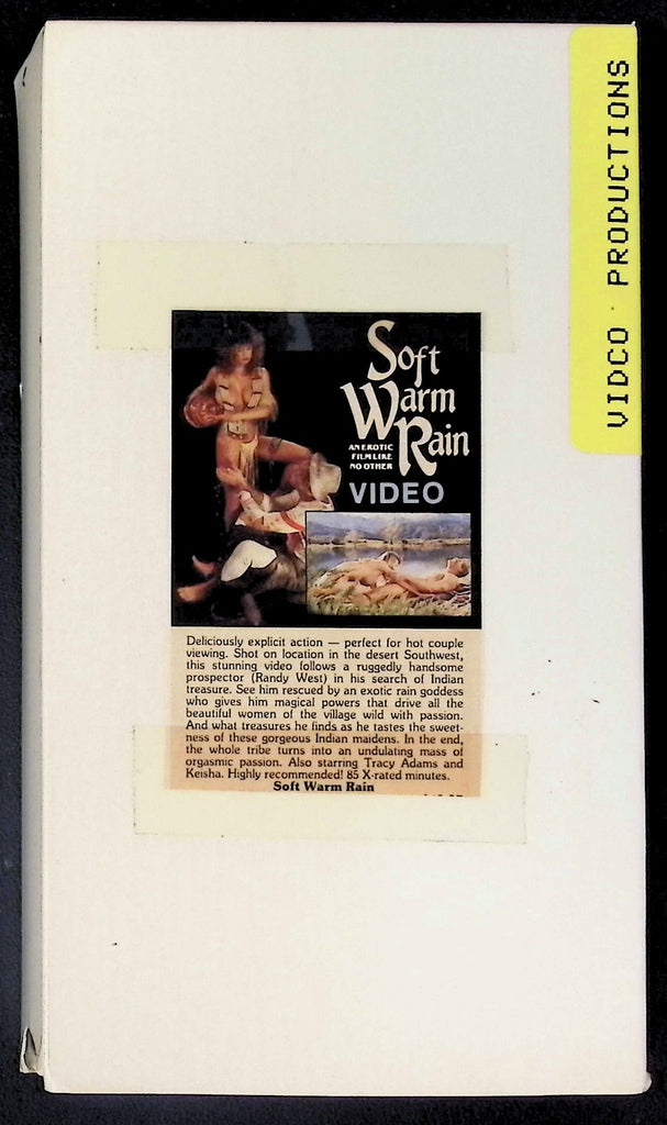 Soft Warm Rain Adult VHS Vidco Productions 102425AKVHS2