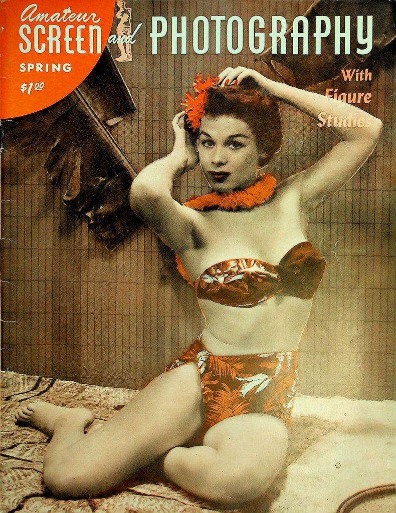Amateur Screen and Photography With Figure Studies Magazine 1960's     051526lmp