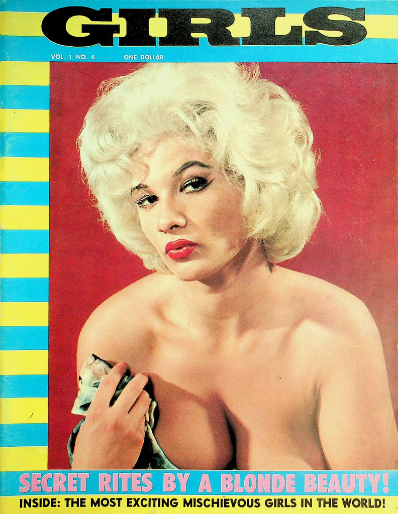 Girls Magazine  Secret Rites By A Blonde Beauty! vol.1 #6  1960's  040926lmp