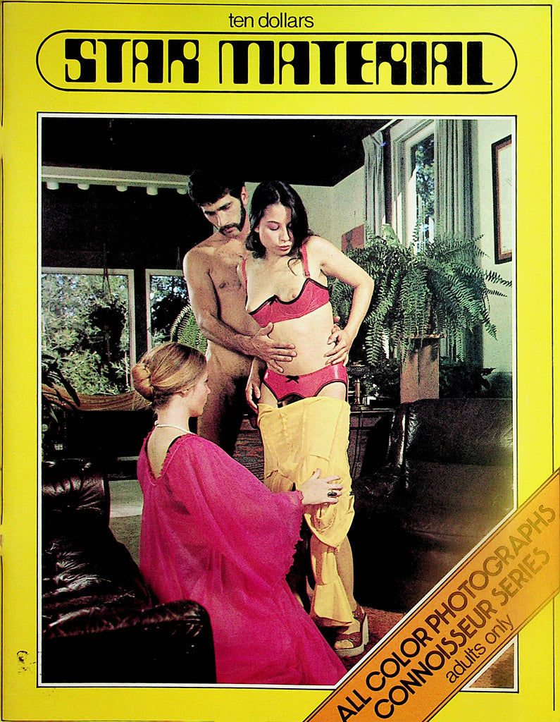 Star Material Magazine   Gina, Samantha and Gary's Threesome  #1 1980's  Connoisseur Series     092323lm-p