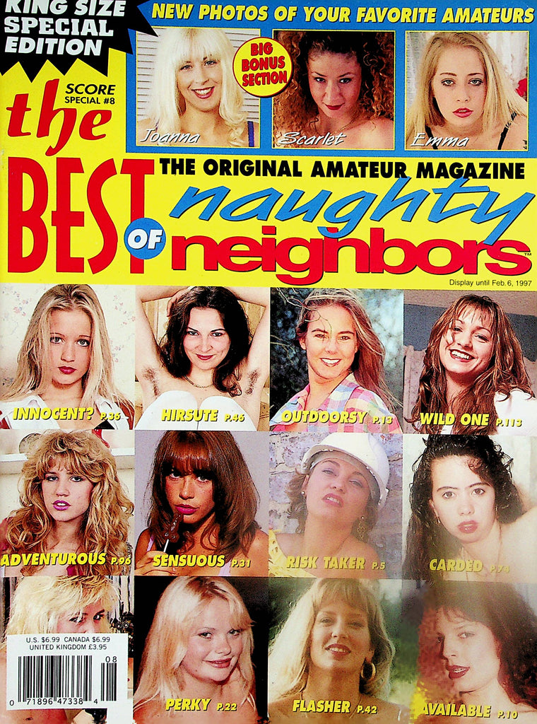 The Best Of Naughty Neighbors Magazine  Joanna, Scarlet, Emma & More!  #8 1996 Special Edition    111324lm-p2