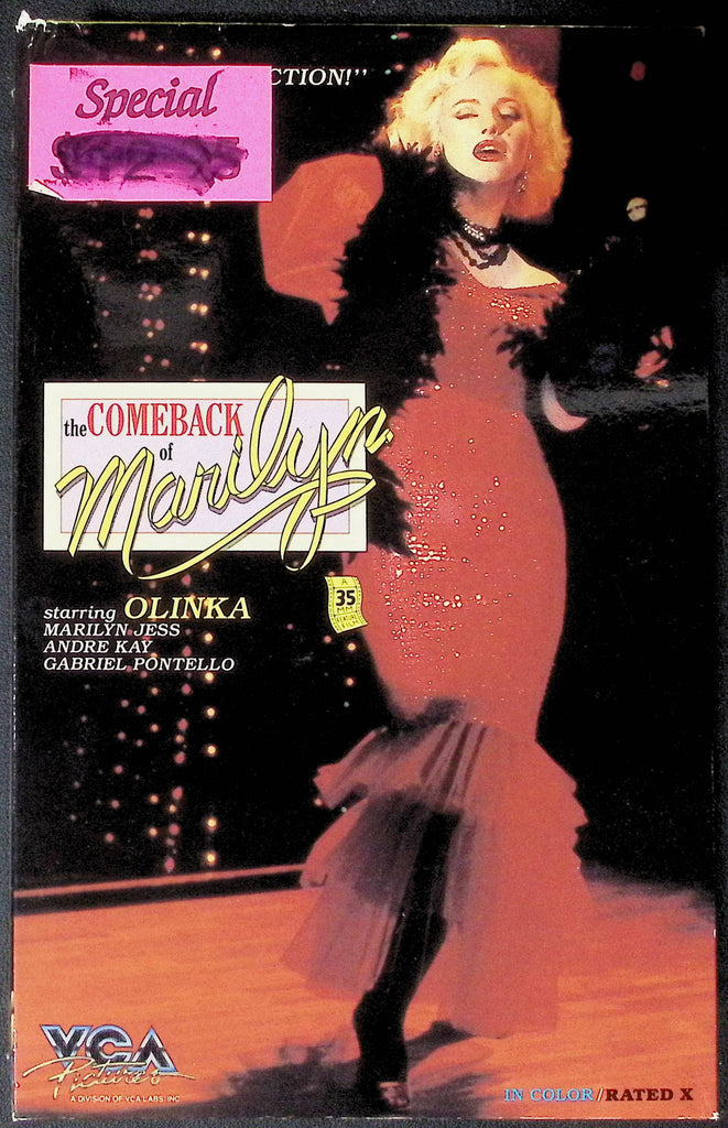 The Comeback Of Marilyn Yvofilm Ltd. VHS 1990 102924JKVHS