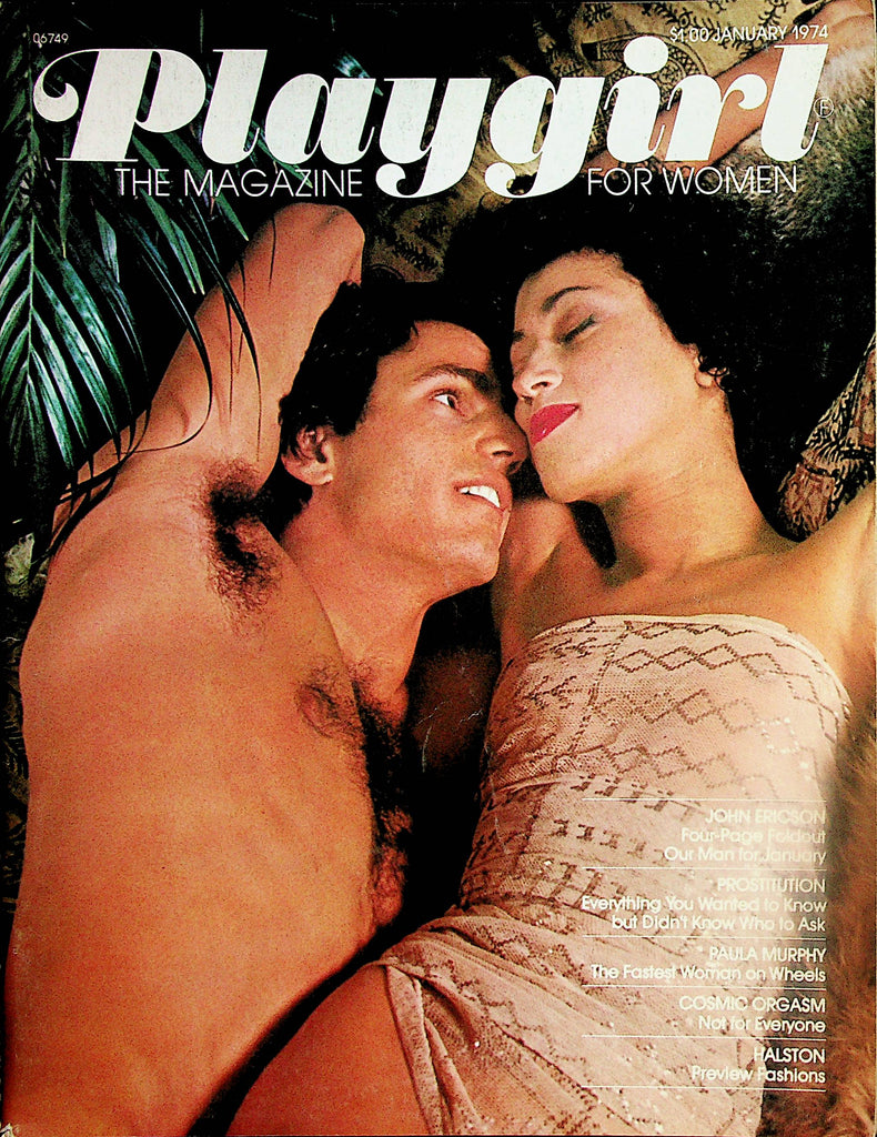 Playgirl Magazine  Man Of The Month John Ericson 4-Page Foldout  January 1974    021825lm-p