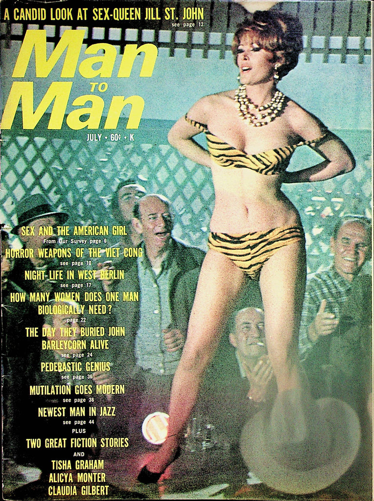 Man To Man Magazine  Sex-Queen Jill St. John / Tisha Graham  July 1966  041224lm-p