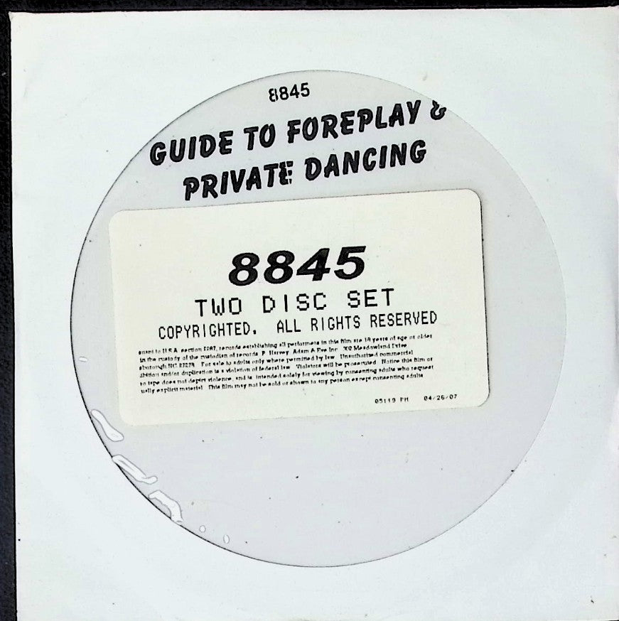 Guide to Foreplay & Private Dancing #8845 Two Disc Set Adult DVD 022026AKDVD-D25