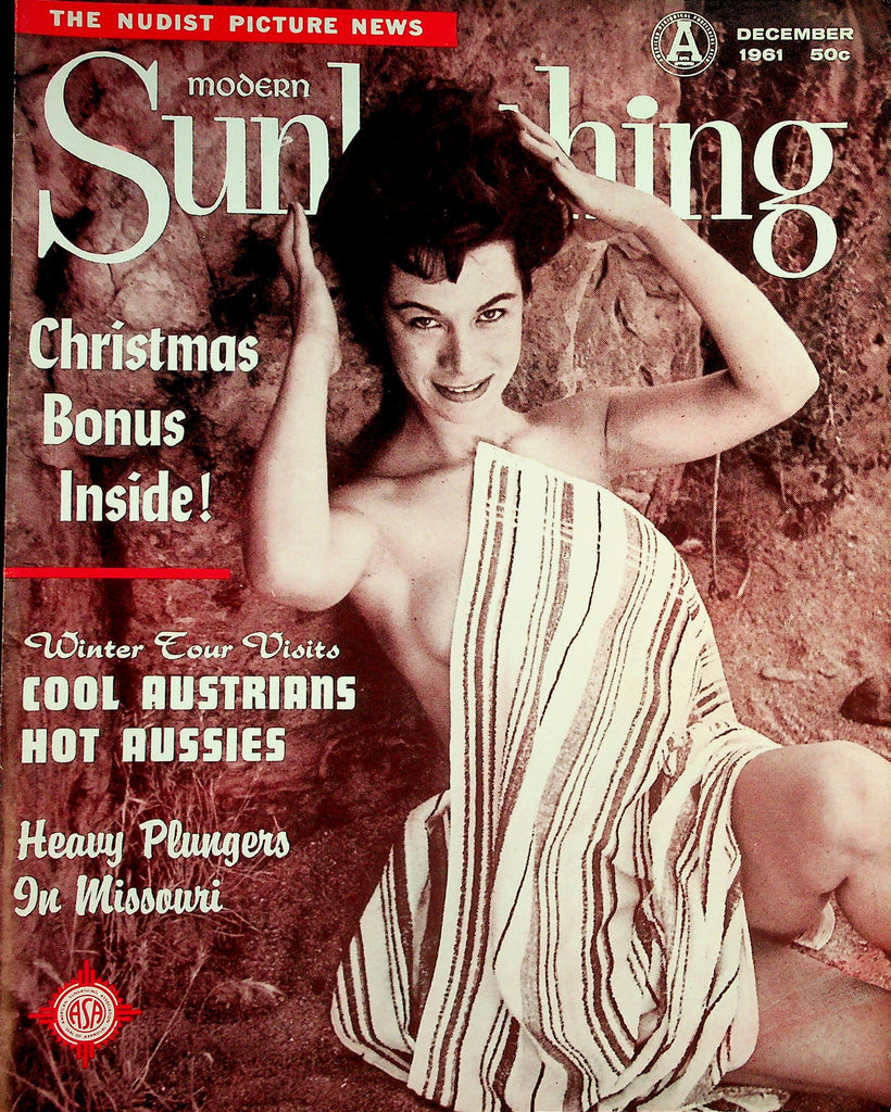 Modern Sunbathing Nudist Magazine  Winter Tour Visits Cool Austrians Hot Aussies  December 1961     072326lmp-GSC