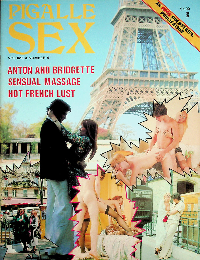 Pigalle Sex Magazine  Anton & Bridgette / Hot French Lust   vol .4 #4   1977    061826lmp-GSC