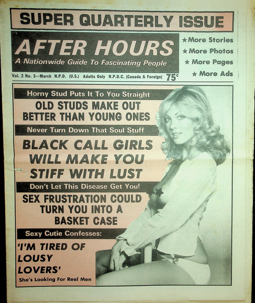 After Hours Adult Newspaper   I'm Tired Of Lousy Lovers  vol.2 #3  1975  090726lmp-GSC