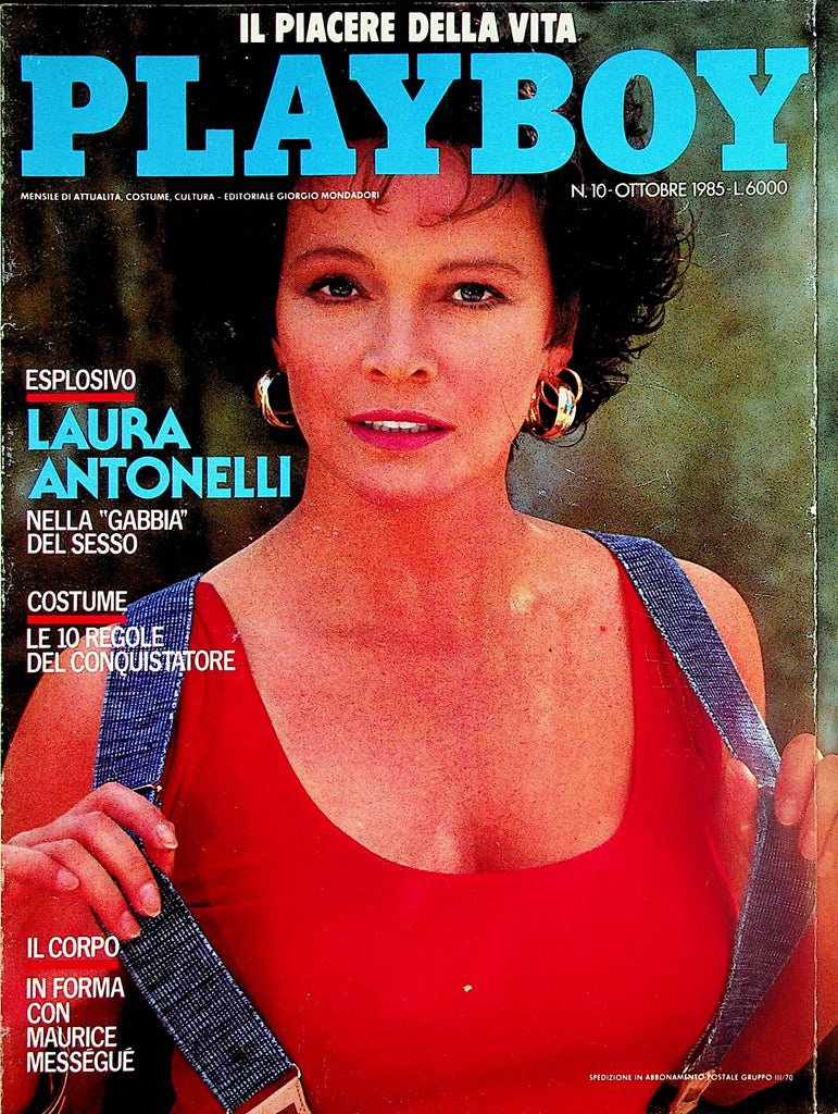 Playboy Italian International Magazine Laura Antonelli October 1985  120123lm-p2