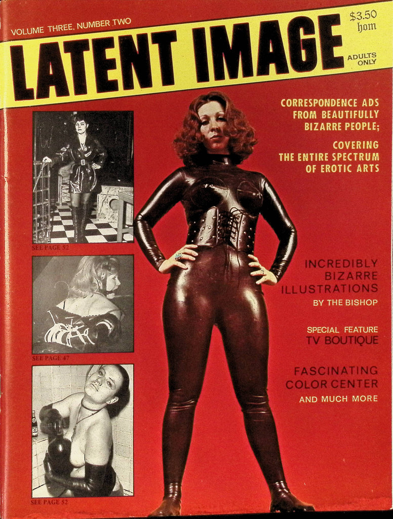 Latent Image Vol 3 #2 HOM House of Milan Magazine Bondage BDSM Fetish Latex Leather Lingerie & more 100125AMP