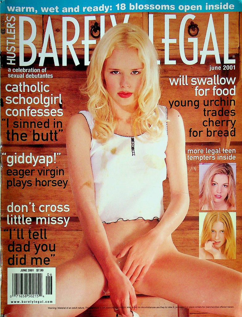 Hustler Barely Legal Magazine Catholic Schoolgirls June 2001 011325RP2