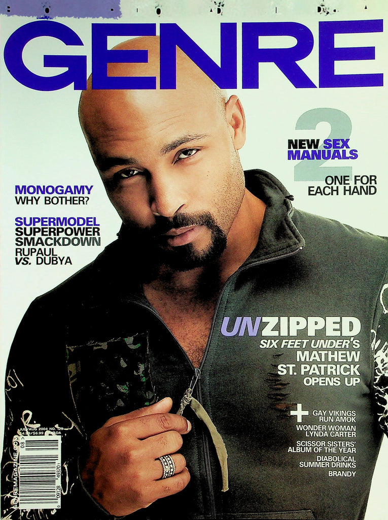 Genre Gay Interest Magazine  Mathew St. Patrick Opens Up / Rupaul vs. Dubya  July 2004     042326lmp