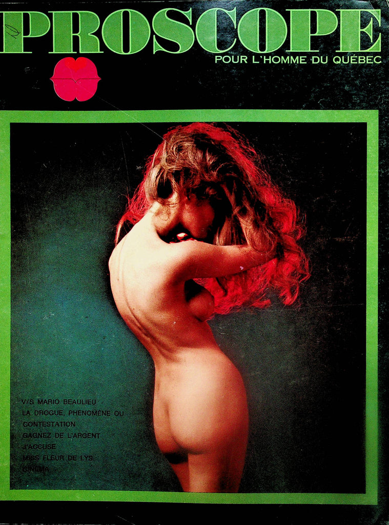 Proscope For The Man Of Quebec French International Magazine  Covergirl Genevieve  #5 March 1971    092025lm-p