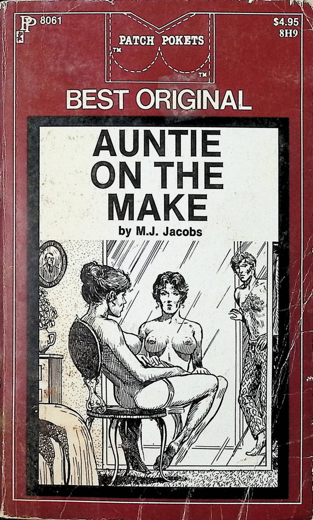 Auntie on the Make by MJ Jacobs PP 8061 1977 Patch Pokets Book Adult Paperback Novel-091224AMP