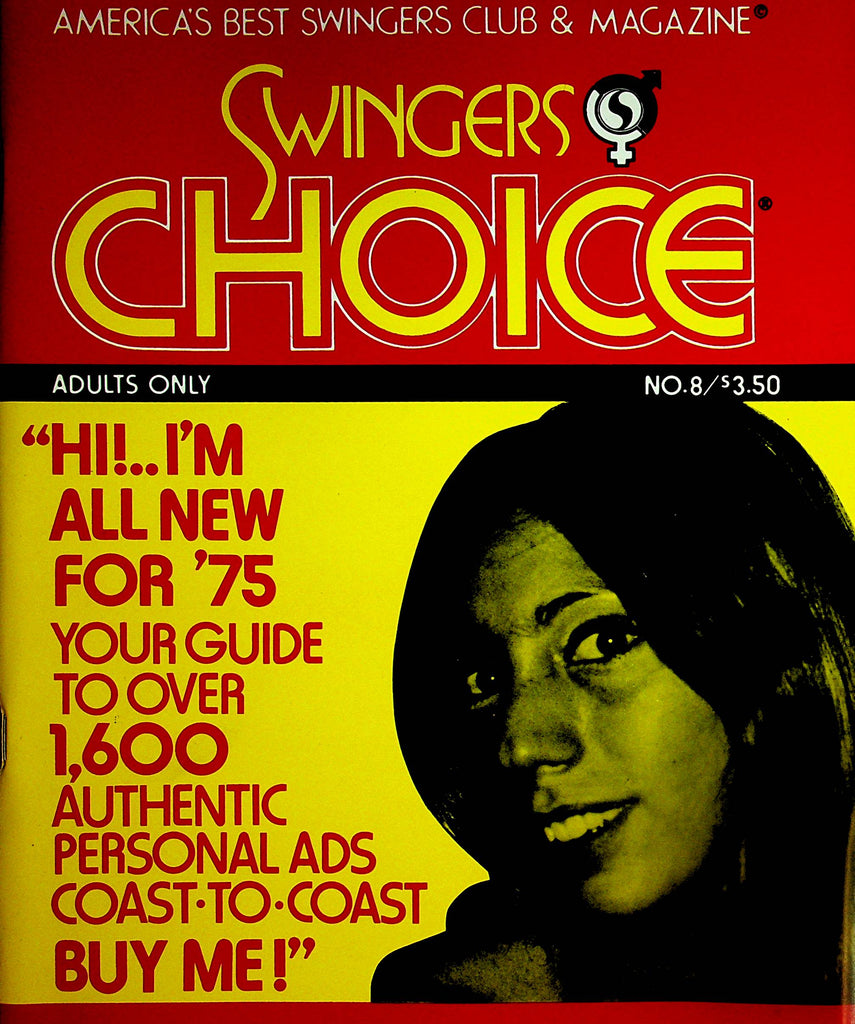 Swingers Choice Magazine  Your Guide To Personal Ads Coast To Coast   #8  1975     032724lm-p2