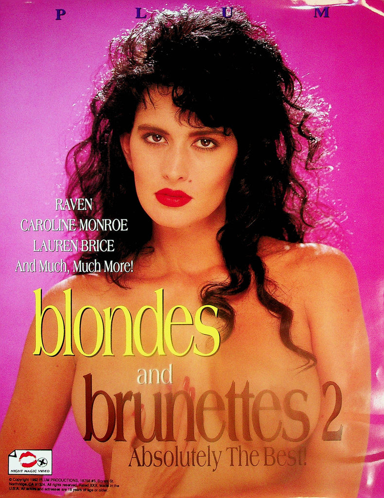 Blondes and Brunettes #2 Starring Raven / Wacs Starring Caroline Monroe & Tonisha Mills  Adult Slick    062425lm-p