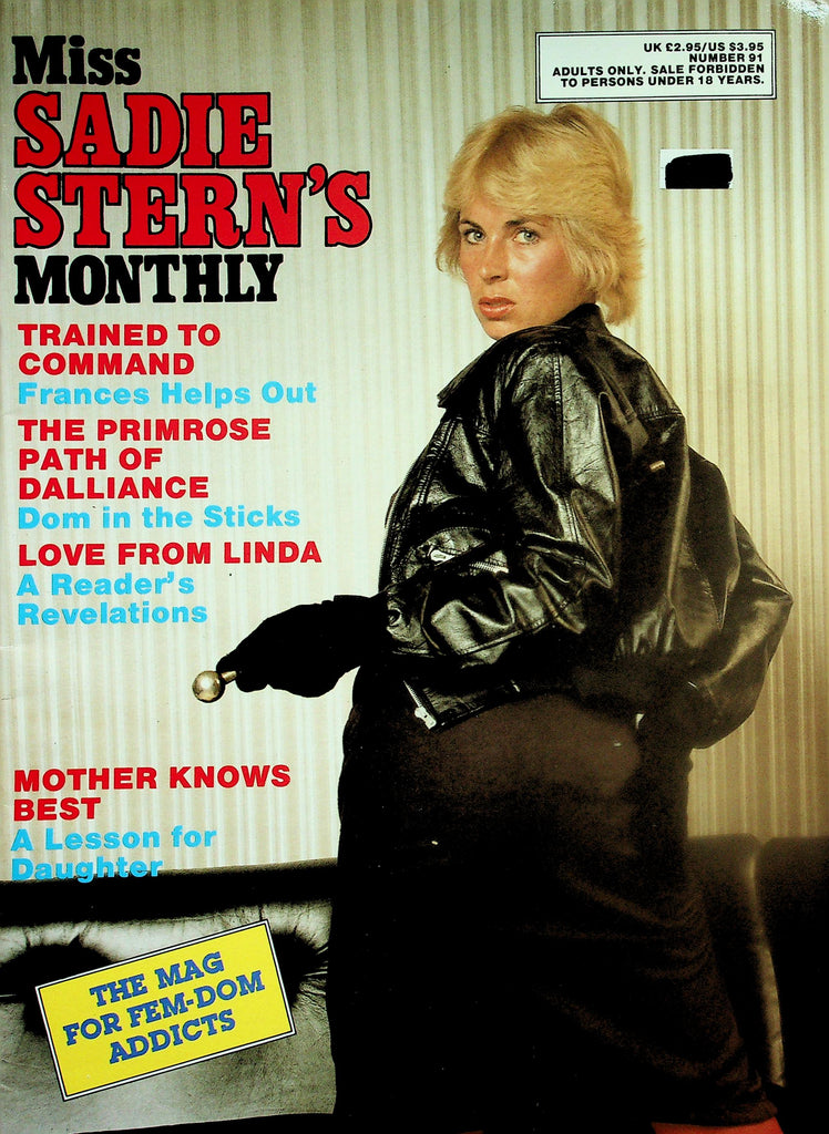 Miss Sadie Stern's Monthly Magazine  Fem-Dom - Trained To Command  #91 1980's   1980's    121525lmp