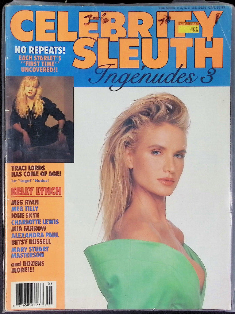 CLEARANCE Celebrity Sleuth Ingenudes #3 ft. Kelly Lynch Vol.3 No.6 1990 123125AKP-71