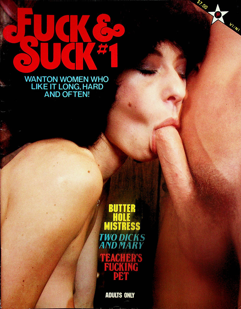 Fuck & Suck Magazine  Two Dicks And Mary  #1  June 1982    041924lm-p