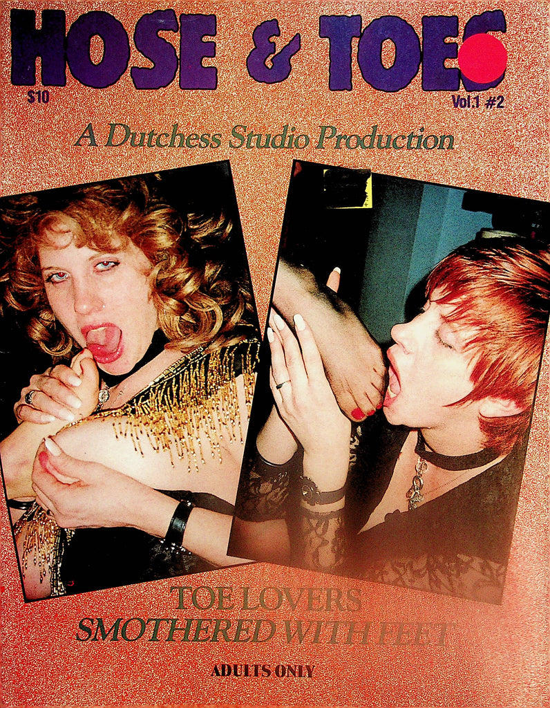 Hose & Toes Fetish Magazine Two Lovers Smothered With Feet  vol.1 #2 1980's  Dutchess Studio    052424lm-p