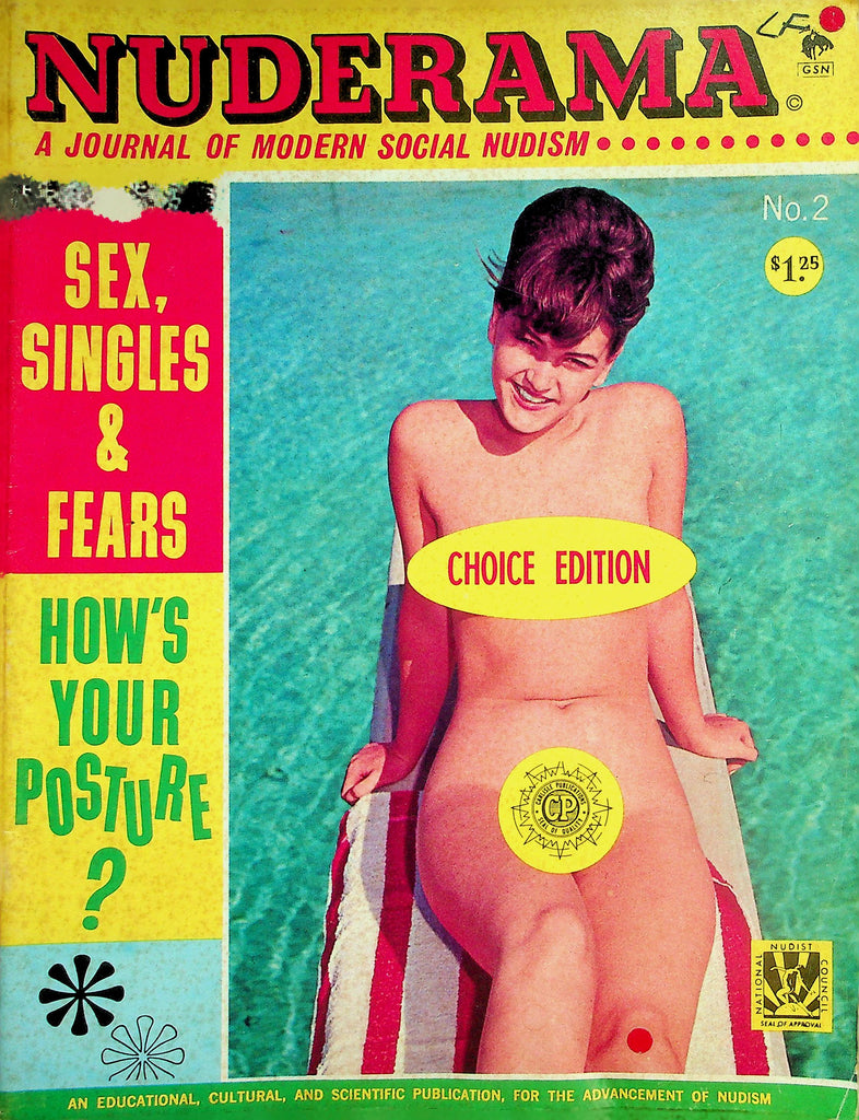 Nuderama Nudist Magazine  Modern Social Nudism - Sex, Singles & Fears  #2 January 1966     063026lmp-GSC