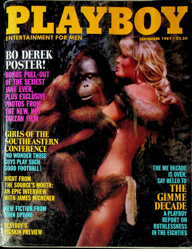 Playboy Magazine W/ Bo Derek Centerfold & James Michener September 1981 090225RP-