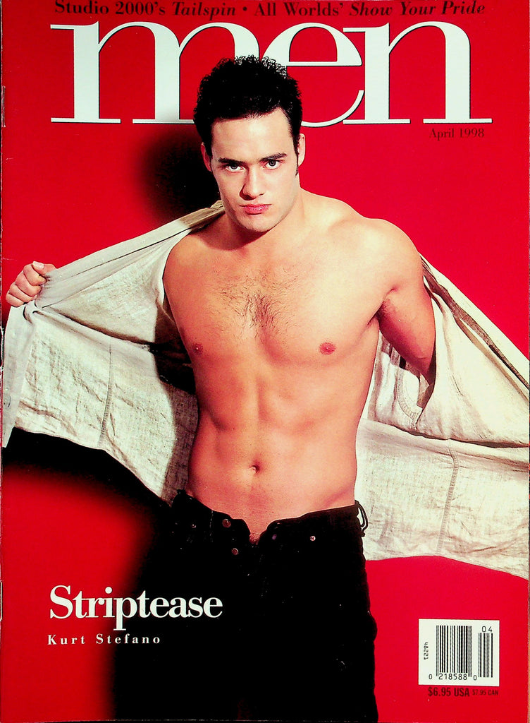Men Gay Magazine  Striptease Kurt Stefano  April 1998      032426lmp