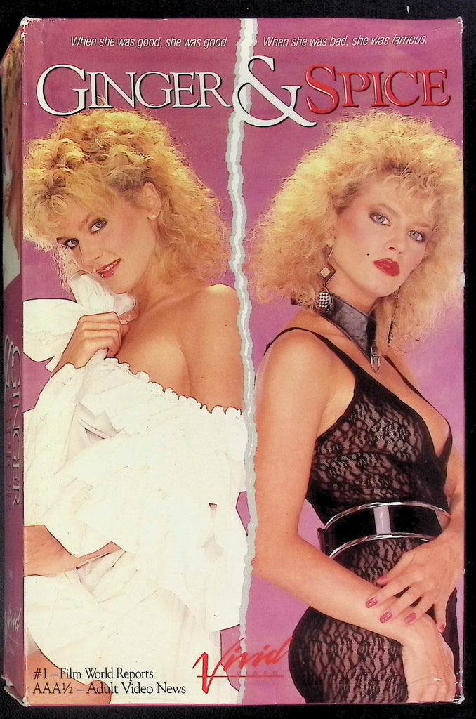 Ginger & Spice ft. Ginger Lynn, Barbara Dare, Nicki Charm, Adult VHS 1995 Vivid Video 100625AKVHS