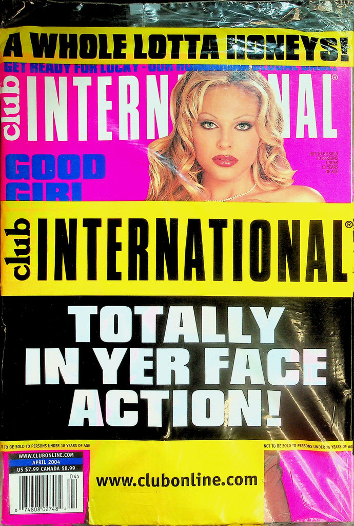 Club International Magazine  Good Girl Gone Bad  April 2004   New/Sealed   032126lmp