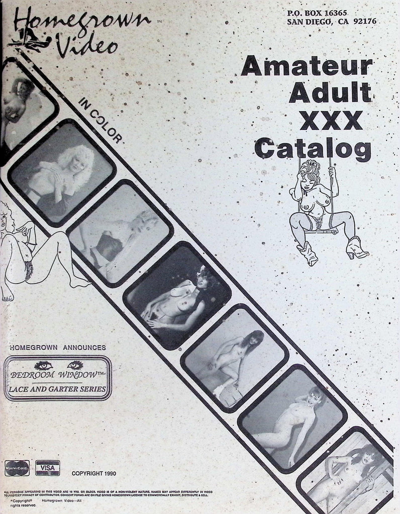 Amateur Adult XXX Catalog Magazine by Homegrown Video 1980s  100426LLP