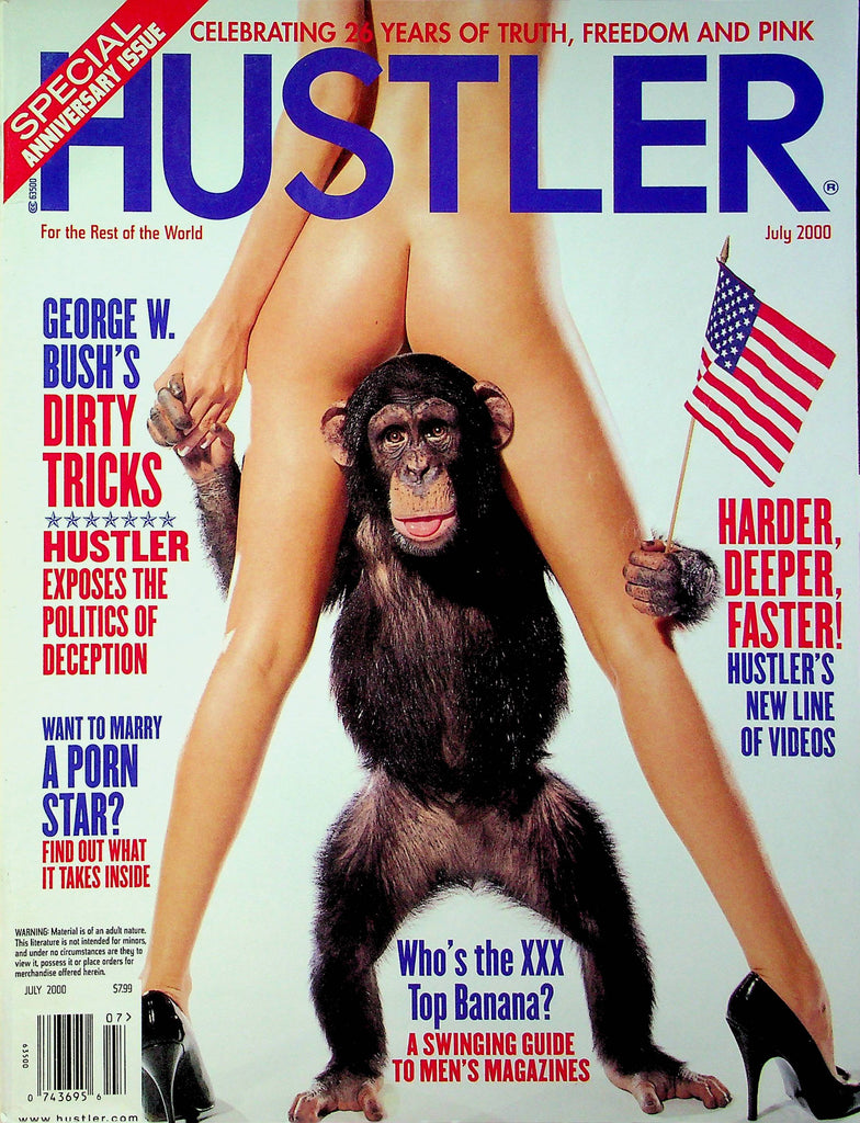 Hustler Magazine Jenny & Leslie July 2000 26 Year Anniversary 073123RP
