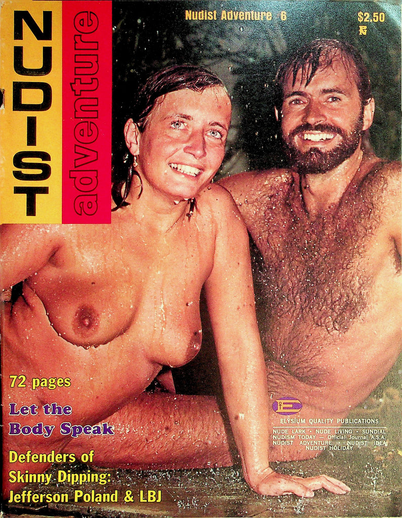 Nudism Adventure Magazine  Let The Body Speak / Skinny Dipping  #6  1960's     071226lmp-GSC