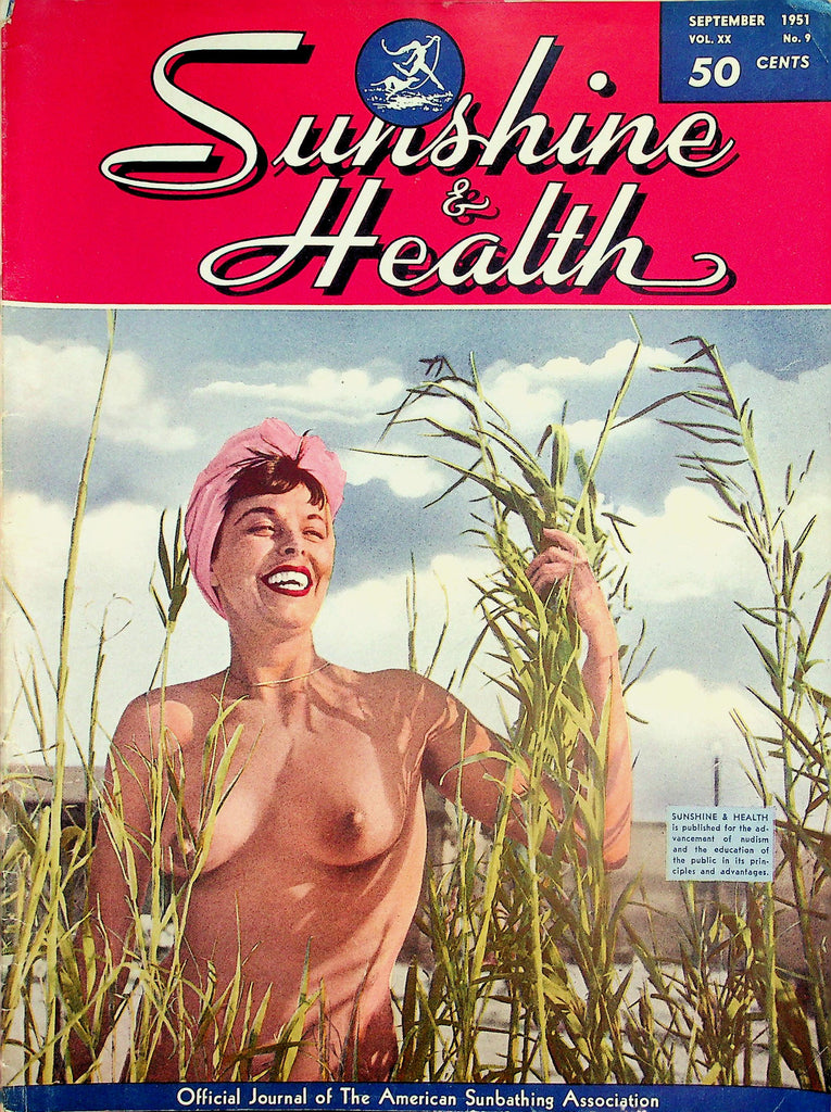 Sunshine & Health Nudist Magazine  News From Sunset Rancho  September 1951   040826lmp