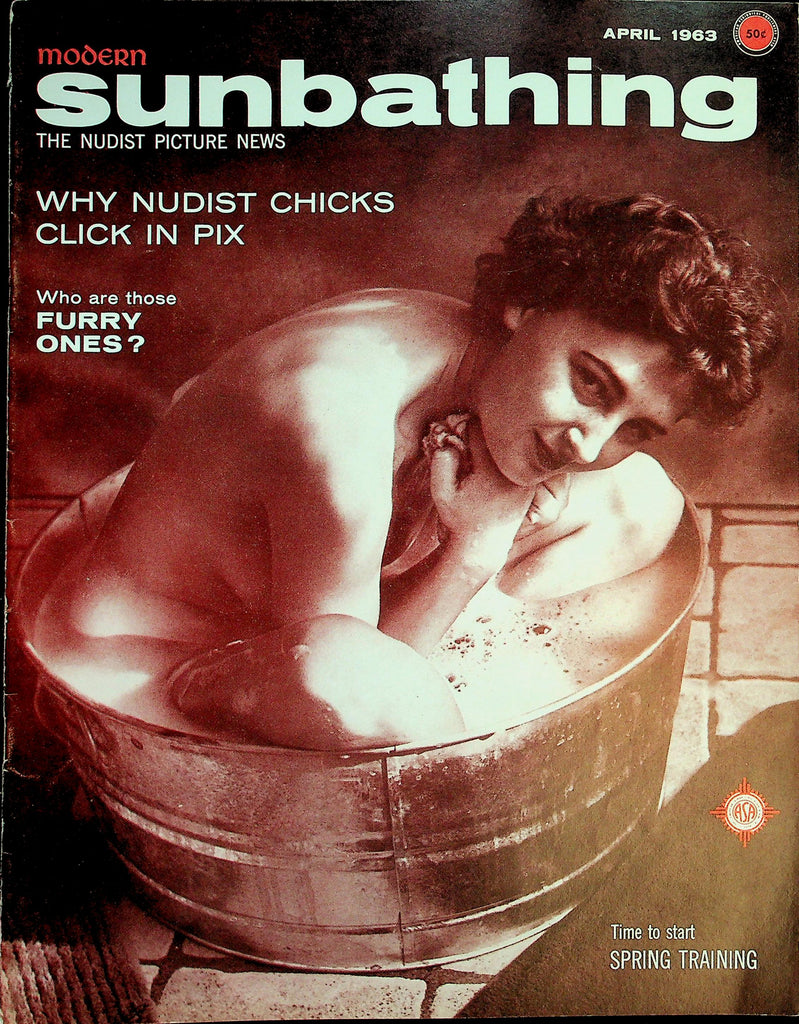 Modern Sunbathing Nudist Magazine  April 1963   072426lmp-GSC