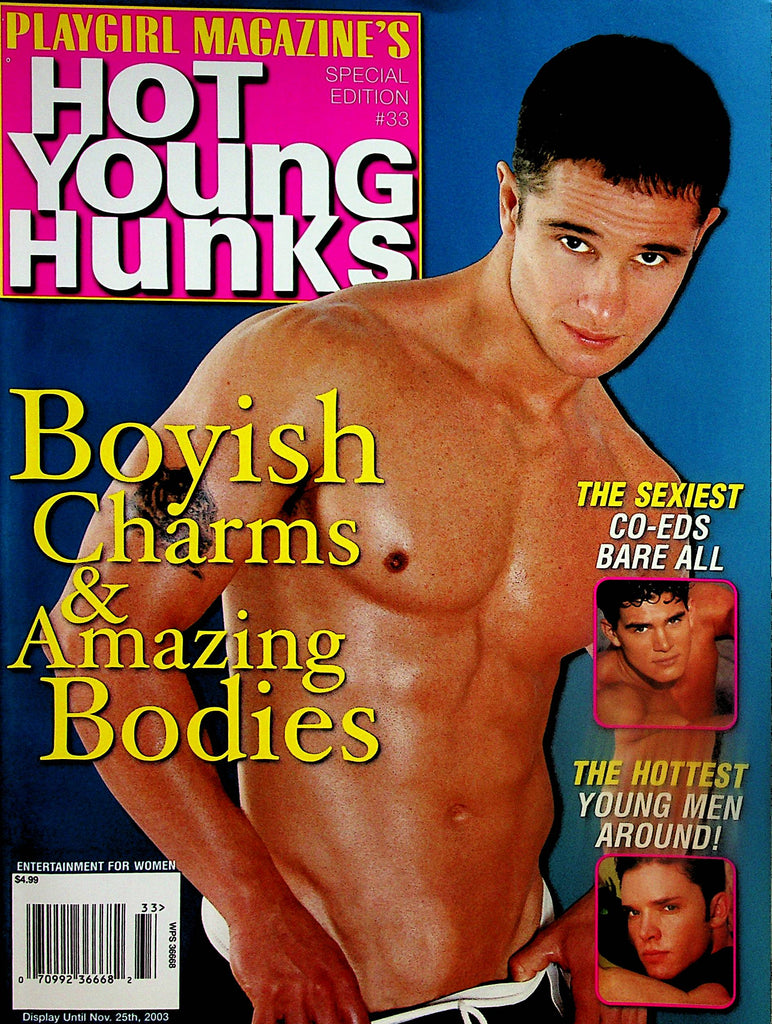 Playgirl Hot Young Hunks  Magazine   Sexiest Co-Eds!  #33  2003  18+  061424lm-p