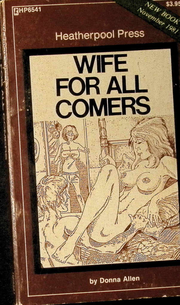Wife for all Comers by donna Allen HP6541 November 1981 Heatherpool Press Greenleaf Classics Adult Paperback Novel 082625AMP